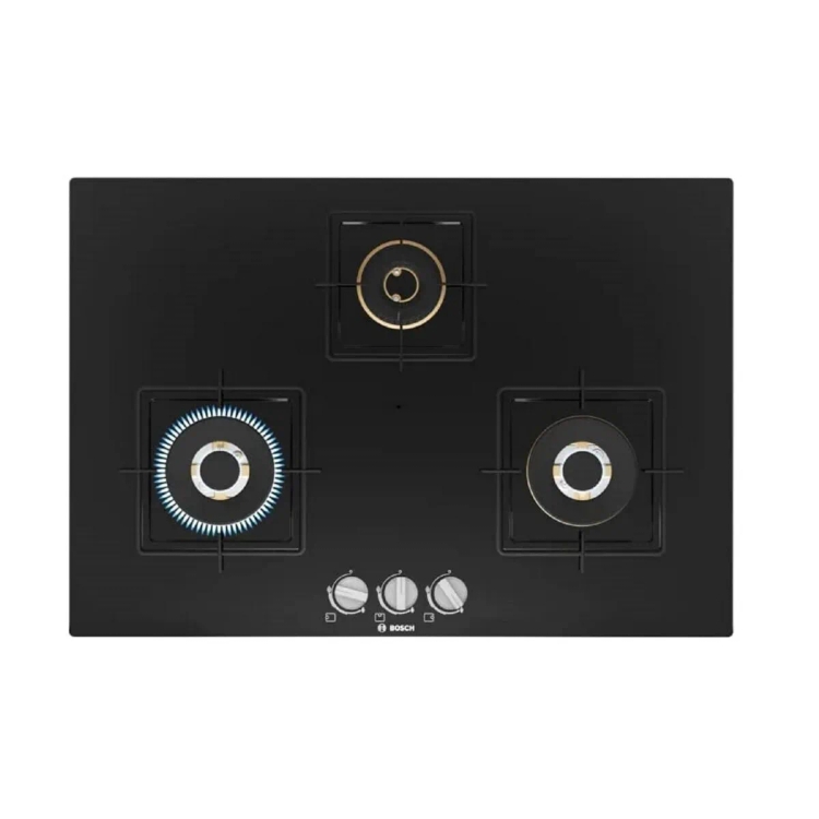 Bosch Gas hob 75 cm Tempered glass PND7B6F10I 3 Burner