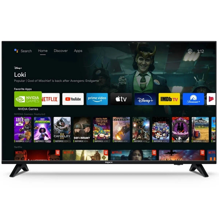 Impex 4K Ultra HD Smart Andorid Google LED TV Grande 139 cm (55 inch)
