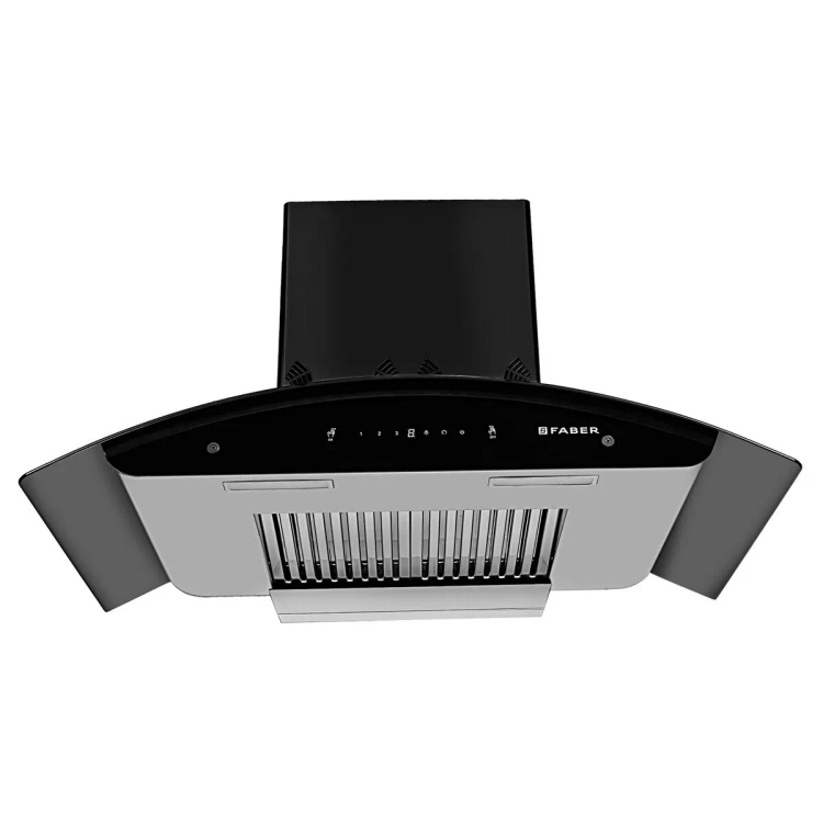 Faber Hood Premia 3D Plus IND HC SC BK 90 Auto Clean Wall Mounted Chimney