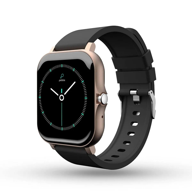 Pebble Prism Ultra 1.69" HD Display SmartWatch,Gold