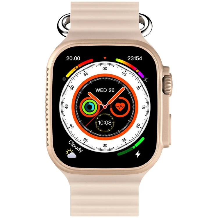 Fire Boltt Warrior 1.96" TFT HD Display Smart Watch,Rose Gold