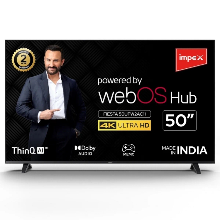 Impex 4K Ultra HD Smart WebOS LED TV Fiesta UFW2AC11 126 cm (50 inch)