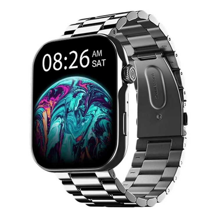 Noise ColorFit Ultra3 1.96" AMOLED Display Smart Watch,Silver