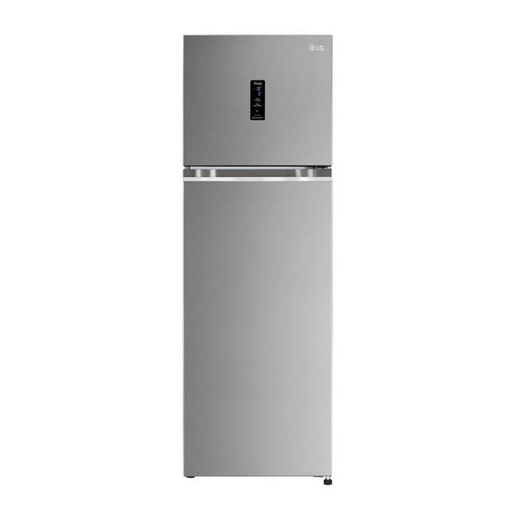 LG  Frost Free Double Door 3 Star Convertible Refrigerator GL-T312TPZX Shiny Steel 272L