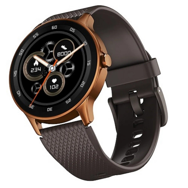 Noise Fit Curve 1.38" Display Smart Watch,Vintage Brown
