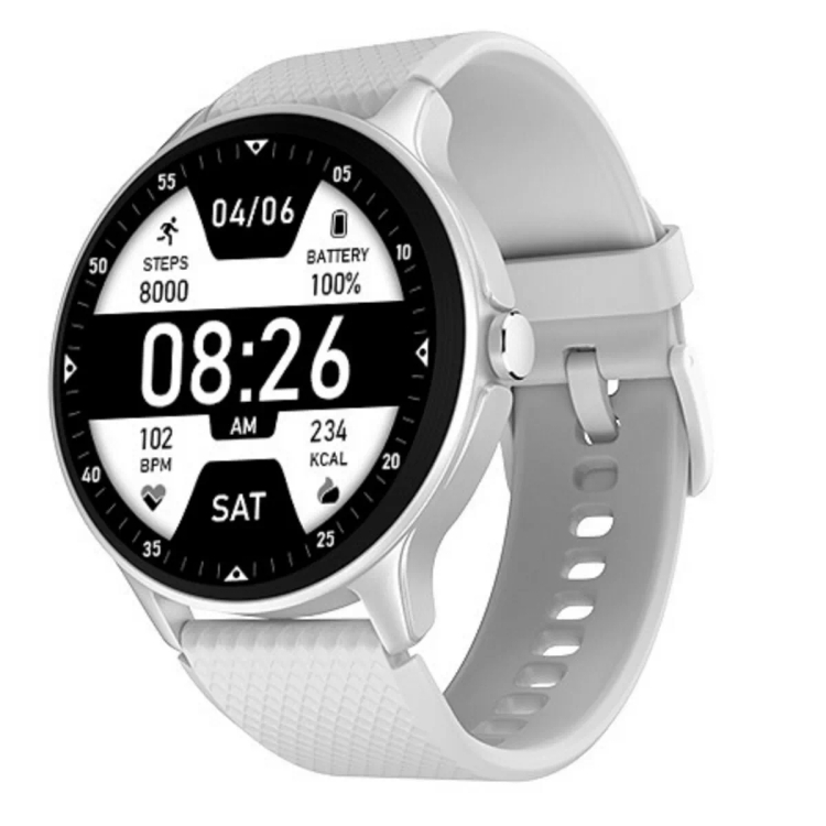 Noise Fit Curve 1.38" TFT Display Smart Watch, Silver Grey