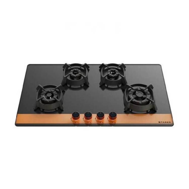 Faber Utopia Pro HT 804 BR CI Glass Automatic Hob