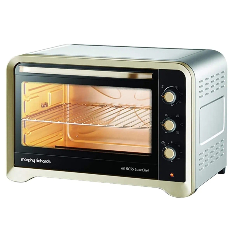 Morphy Richards 60 Ltr 60RCSS LuxeChef Oven Toaster Griller, with Convection and Rotisserie Function