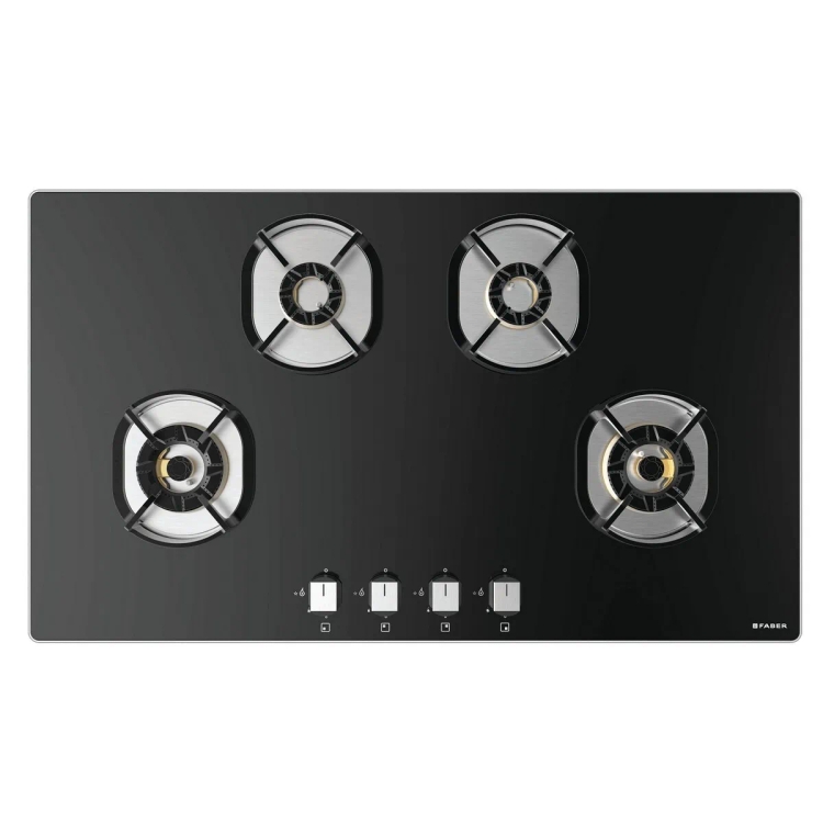 Faber Hob Nexus IND HT904 CRS BR CI AI Glass Automatic Hob(4 Burners)