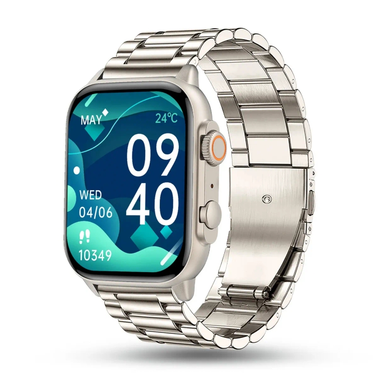 Pebble Astra 49.7mm Smartwatch,Titanium Metal