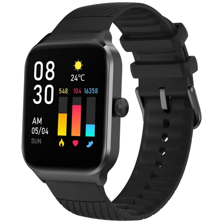 Noise Colorfit Canvas 1.96” TFT Display Smart Watch, Jet Black