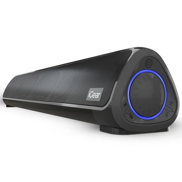 i Gear immerse soundbar 20W Bluetooth Speaker With Multiple Playback Options (Black)