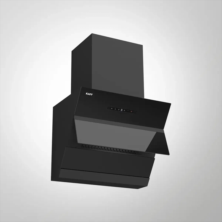 Kaff Nobelo DHC 60 Auto Clean Wall Mounted Black 1250 CMH Chimney