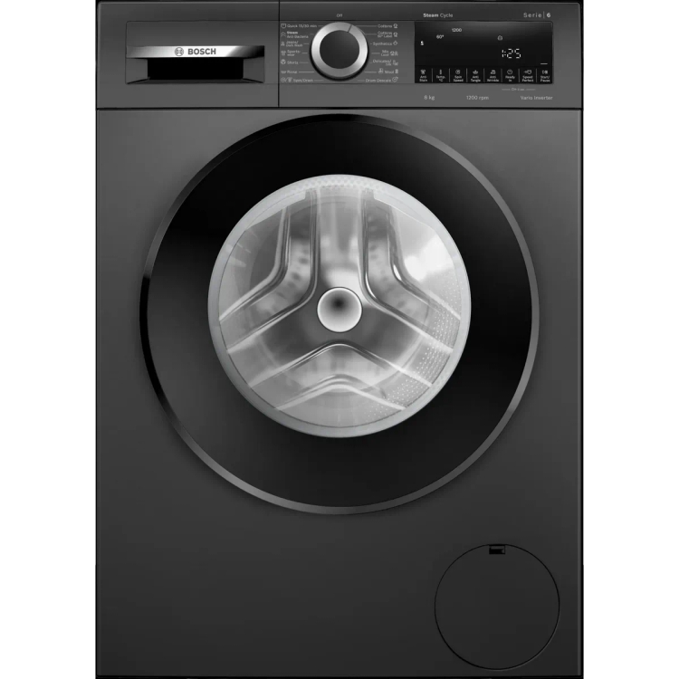 Bosch 8 kg Front Load Washing Machine WGA1320TIN Black grey