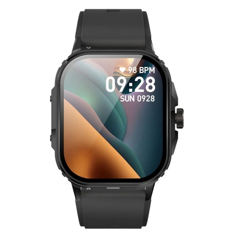 Just Corseca Solo Time 2.01" Dispaly Smart Watch,Black