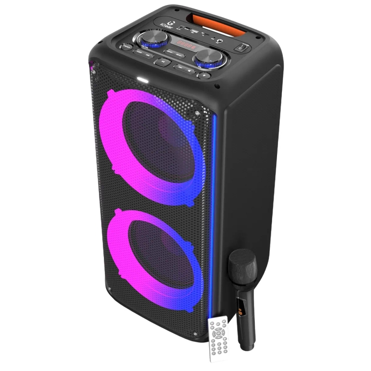 iGear X-Bass 60 Ultimate 60W Portable Bluetooth Party Speaker With Mesmerizing RGB Lights (Black)