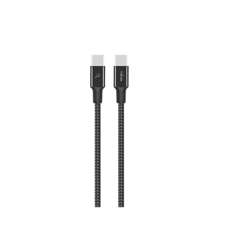 Trands TypeC to TypeC 240W Data Cable TR-CA8746 1 M
