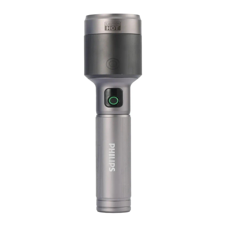 Philips Aircraft Aluminium Alloy 33.2cms Zoom LED Rechargeable Flashlight SFL5102/56