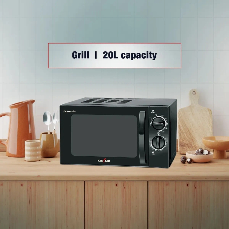 Kenstar 900W Grill Microwave Oven  KM20GSCN-MGZ 20L Black