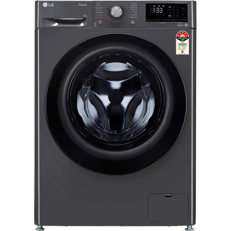 LG 9 Kg Fully Automatic Front Load Washing Machine FHB1209Z4B Platinum Black