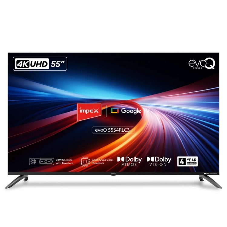 Impex evoQ 4K UHD Smart LED TV 55S4RLC3 140 cm (55 inch)