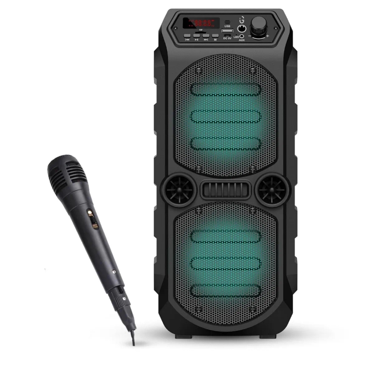 iGear iG-1019 Dynamo Dynamic Dual Party Speaker with LED Light 