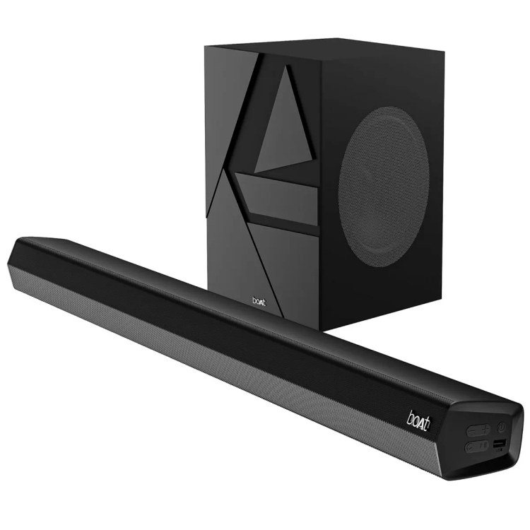 Boat Aavante Bar Quake 200 W Soundbar with Wired Subwoofer (Midnight Black)