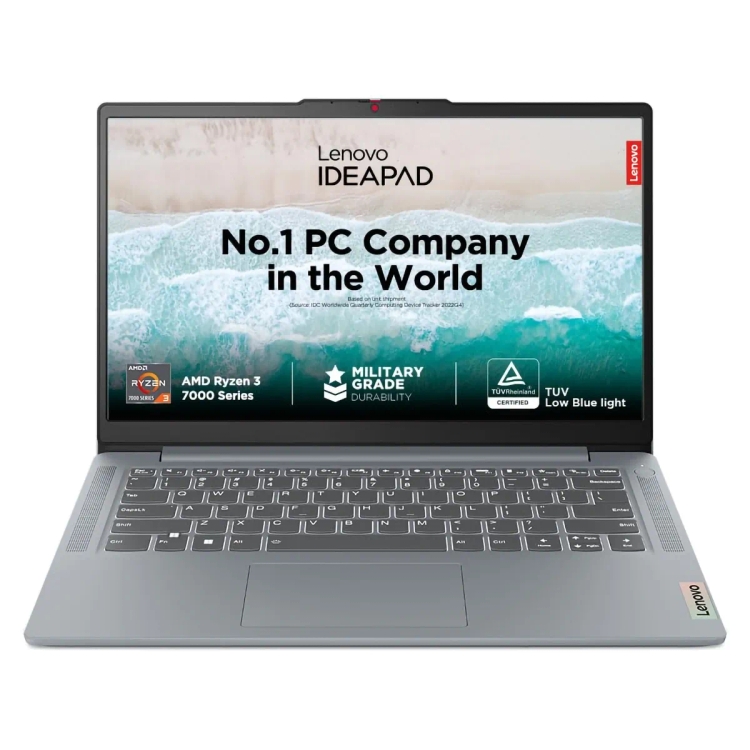 Lenovo IdeaPad Slim 3 AMD Ryzen 3-7320U (8 GB/512GB SDD/Windows 11 Home) 82XN006MIN Thin and Light Laptop (14 inch,Arctic Grey,1.37 kg)