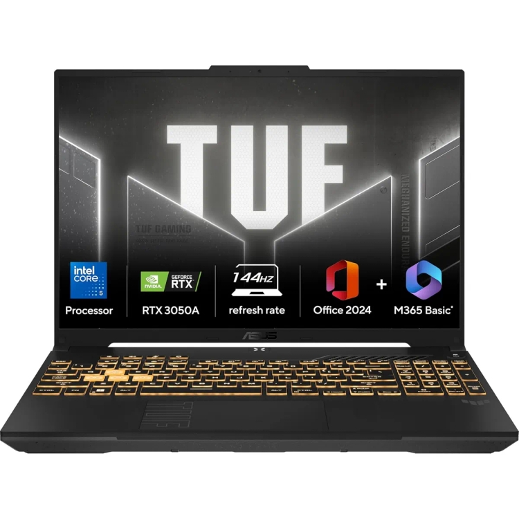 Asus TUF Gaming F16 Intel Core 5-210H (16 GB/512 GB SSD/Windows 11 Home/4 GB Graphics/NVIDIA GeForce RTX 3050A) FX607VB-RL076WS Gaming Laptop  (16 Inch, Mecha Gray, 2.20 Kg)