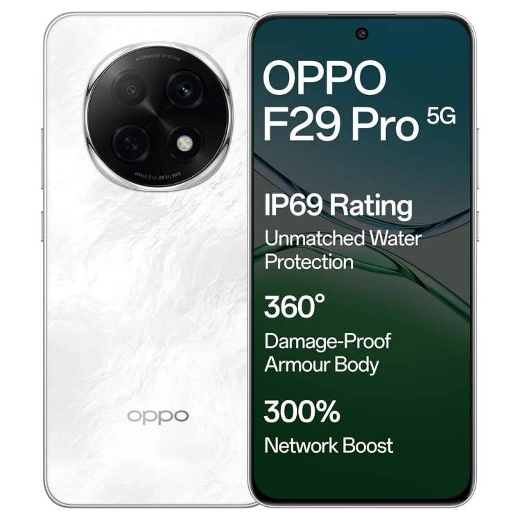 Oppo F29 Pro 5G 8GB 128GB Marble White