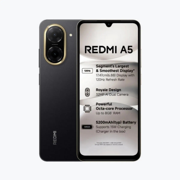 Redmi A5 3GB 64GB Just Black