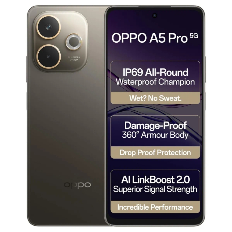 Oppo A5 Pro 5G 8GB 128GB Mocha Brown