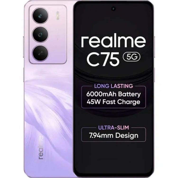 Realme C75 5G 6GB 128GB Purple Blossom