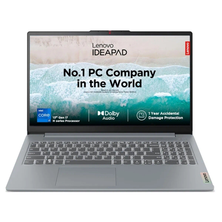 Lenovo IdeaPad Slim 3 Intel Core i7 13620H (16 GB/512 GB SSD/Windows 11 Home) 15IRH8 Thin and Light Laptop  (15.6 Inch,Grey,1.7 Kg)