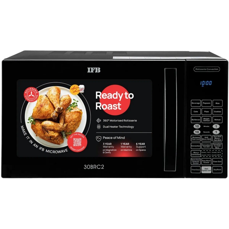 IFB 30 L Convection Microwave Oven (30BRC2, Black, With Starter Kit)