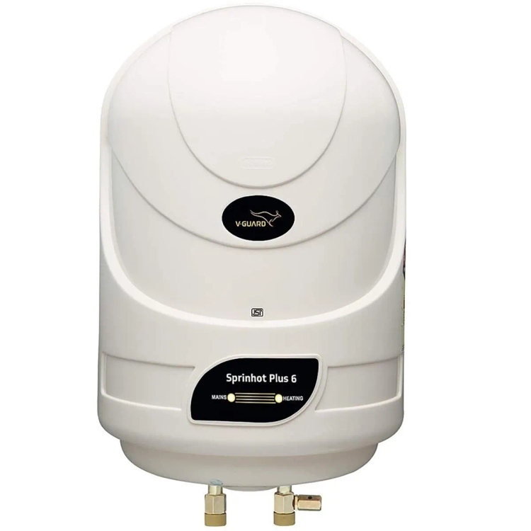 V-Guard Water Heater Sprinhot Plus Ivory 6 Ltr