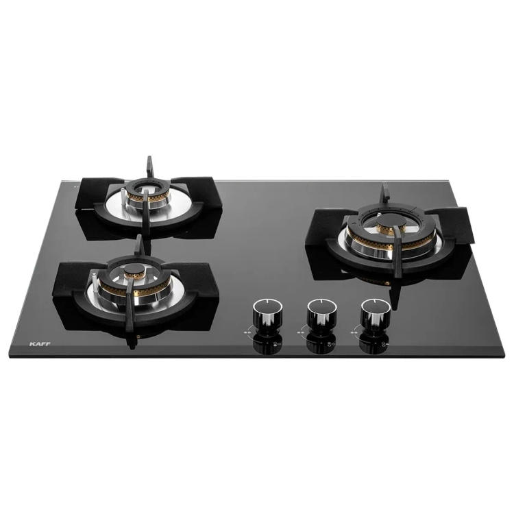 Kaff KH 60 BR 31 3 Burners Automatic Glass Hob