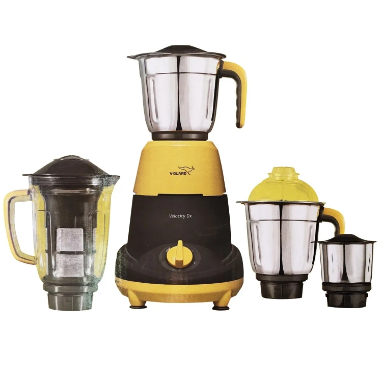 V-Guard Velocity DX Mixer Grinder 750W 4 Jar