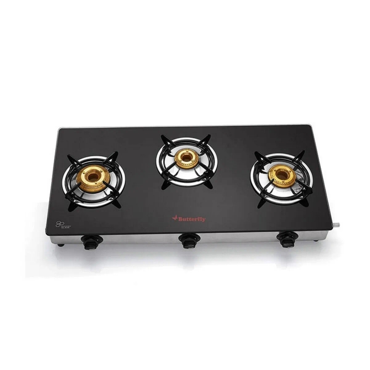 Butterfly Radiant Gas Stove 3 Burner