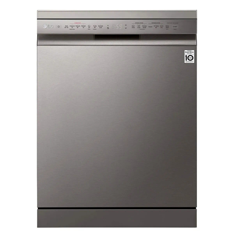 LG Free-Standing 14 Place Settings Dish Washer DFB424FP Silver