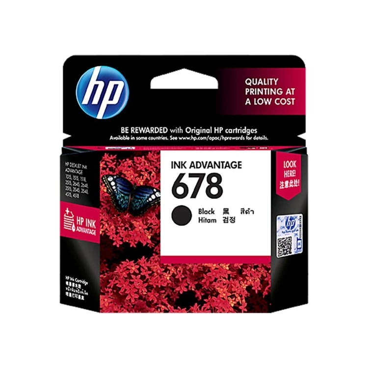 HP Cartridge 678 Black CZ107AA
