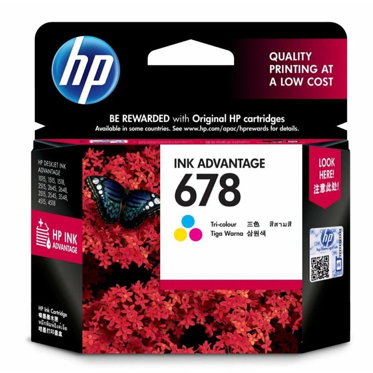 HP Cartridge 678 Tricolor CZ108AA
