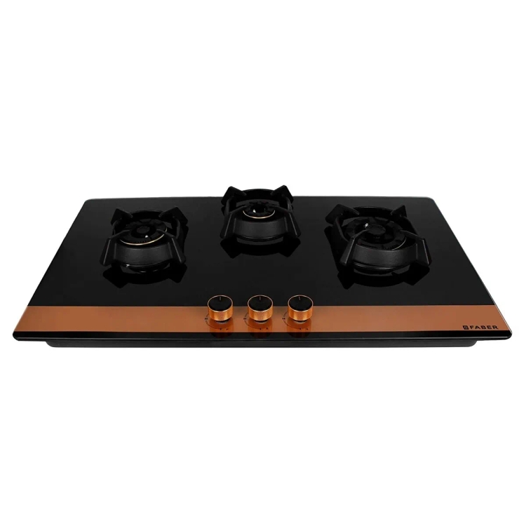 Faber Hob Utopia Pro HT 903 BR CI 3 Burner Automatic Hob 