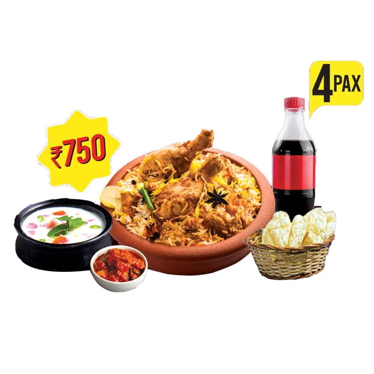 Chicken Biriyani Combo  4Pax