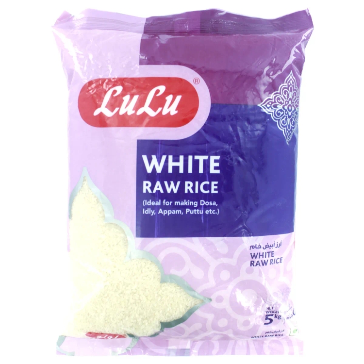 Lulu White Raw Rice (Dosa Idli) 5Kg