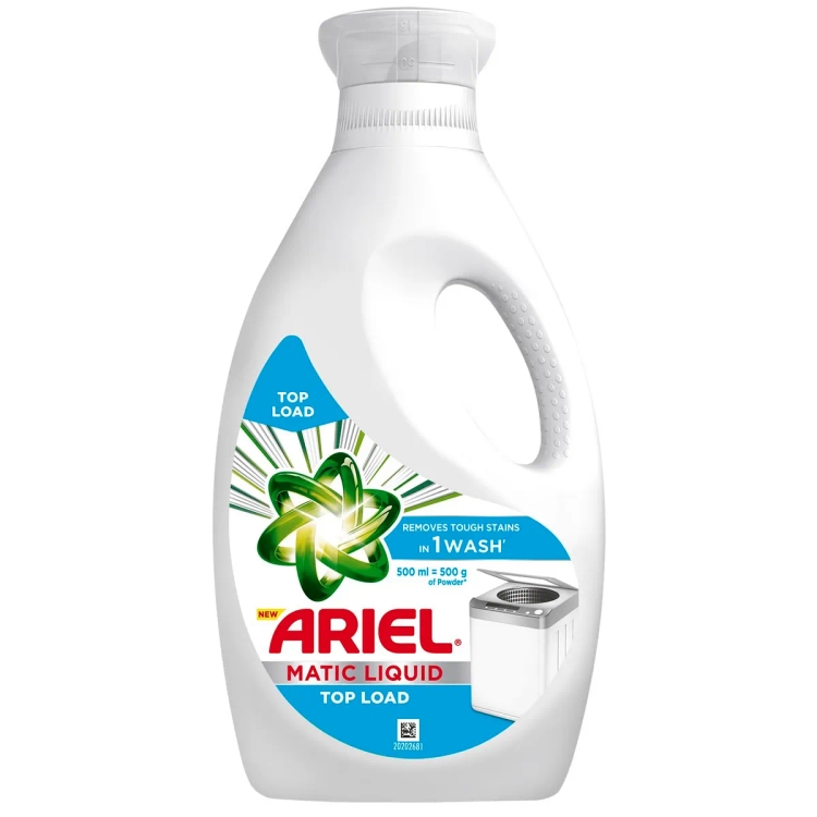 Ariel Matic Liquid Top Load 500Ml