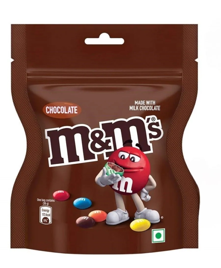 M&Ms Chocolate 32g Standard Pouch