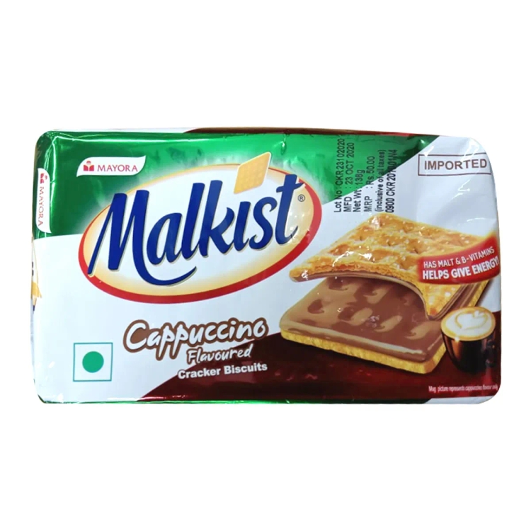 Malkist Cappuccino Crunchy Layered Crackers 138g