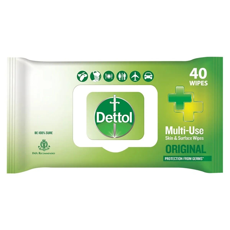 Dettol Skin Wipes Original 40S