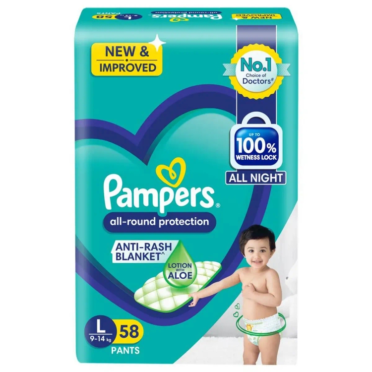 Pampers Pants L 58'S